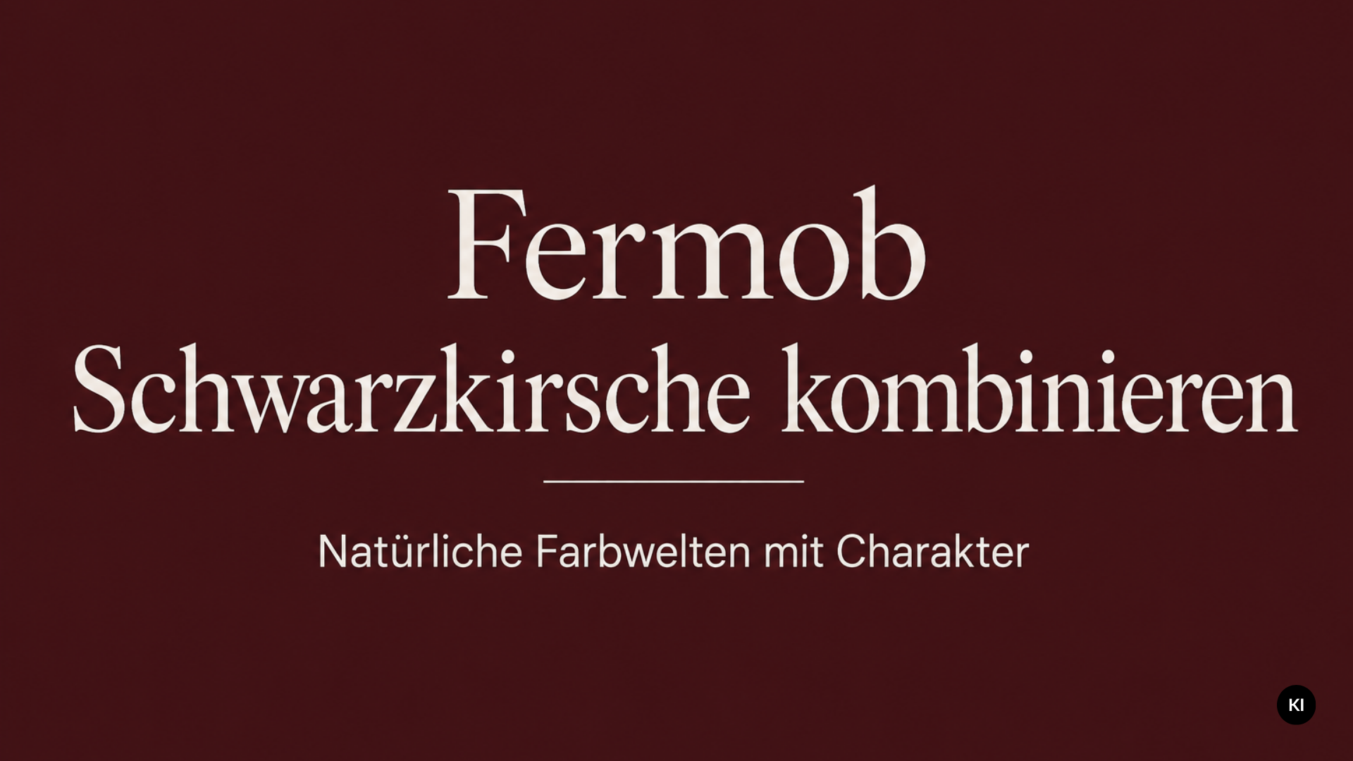 Fermob Schwarzkirsche kombinieren – Elegante Farbwelten für Garten, Terrasse und Balkon