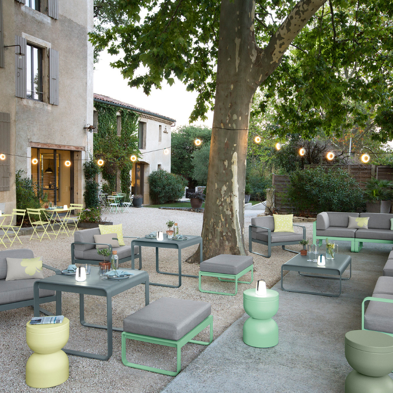 1-Sitzer-Polsterhocker "Bellevie"