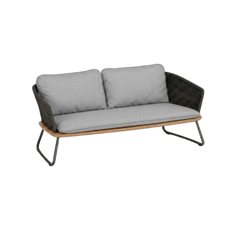 2 Sitzer Sofa "Denia" mit Rücken & Sitzpolster
