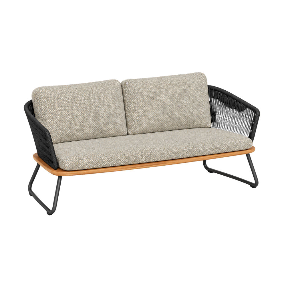 2 Sitzer Sofa "Denia" mit Rücken & Sitzpolster