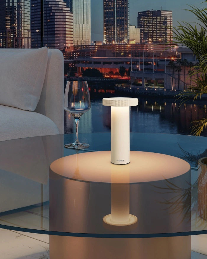 LED Tischlampe "Volume" - Sand