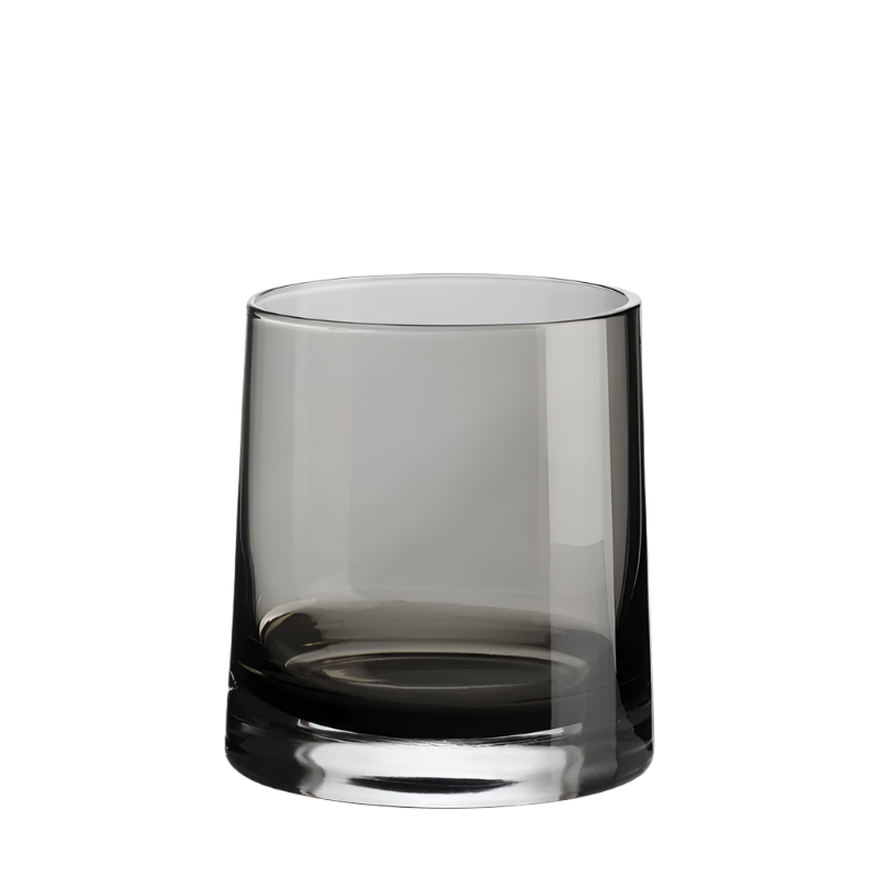 Trinkglas Lina, elegantes Design aus klarem Glas, perfekt für Wasser, Säfte oder Cocktails in der Farbe Shadow