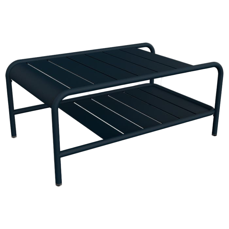 Luxembourg niedriger Tisch 90x55 Abyssblau