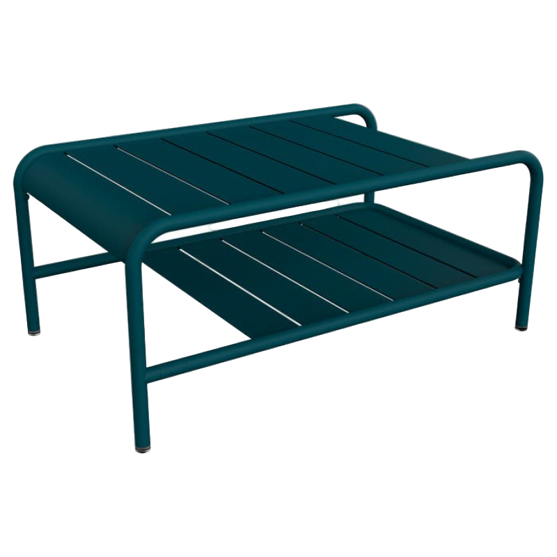 Luxembourg niedriger Tisch 90x55 Acapulcoblau