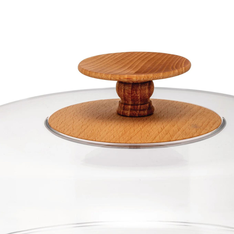 Alessi Gloche mit Buchenholz Griff