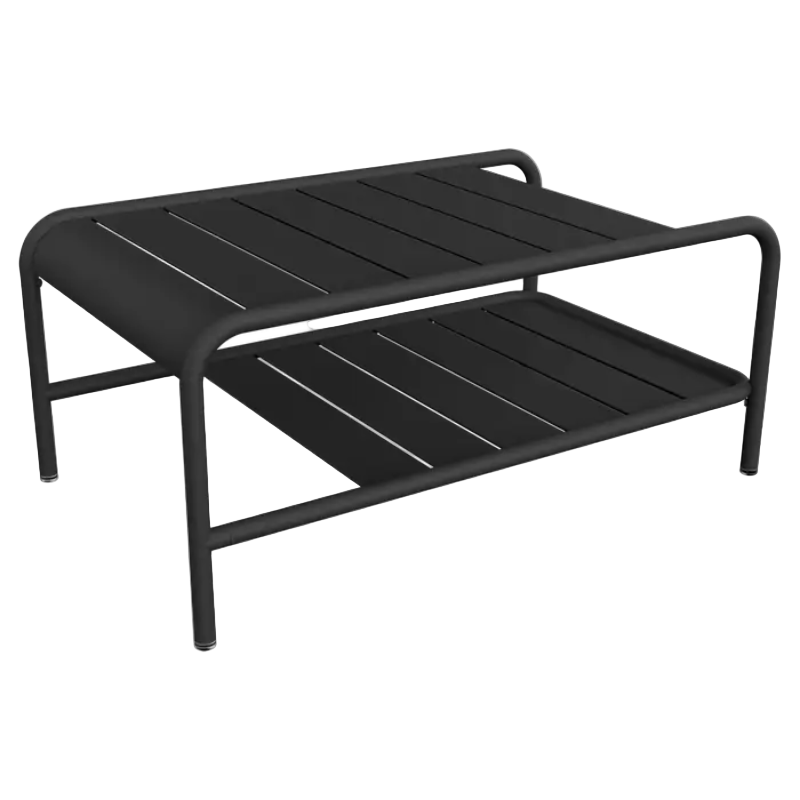 Luxembourg niedriger Tisch 90x55 Anthrazit