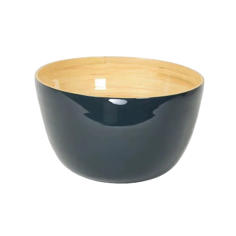 Bambus-Schüssel 26 × 16 cm - Grüngrau