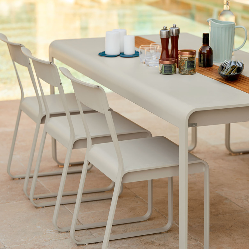 2er Set Metallstuhl "Bellevie"
