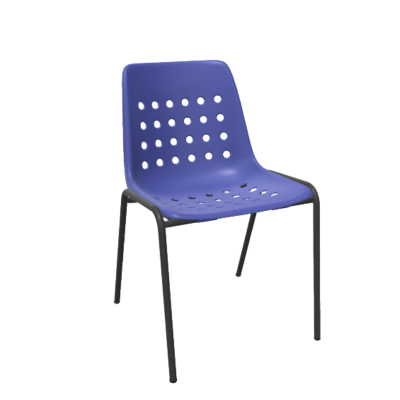 Schalen-Stuhl ohne Armlehne "Bermuda"