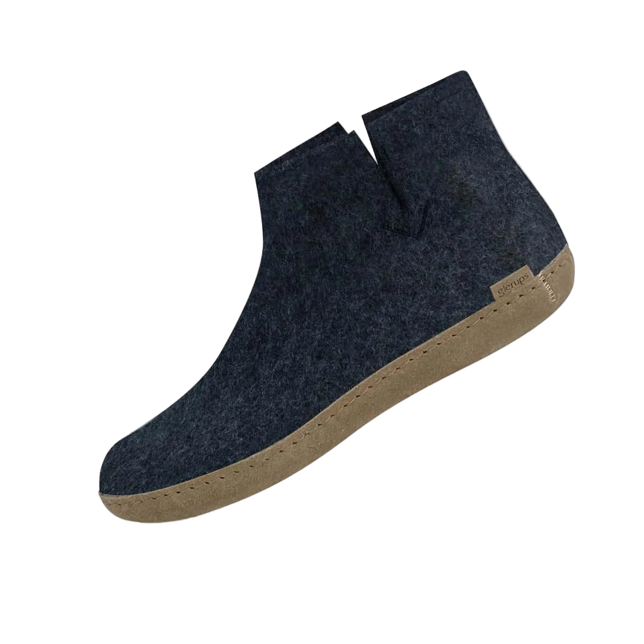 Glerup Boot Filzstiefel mit Ledersohle