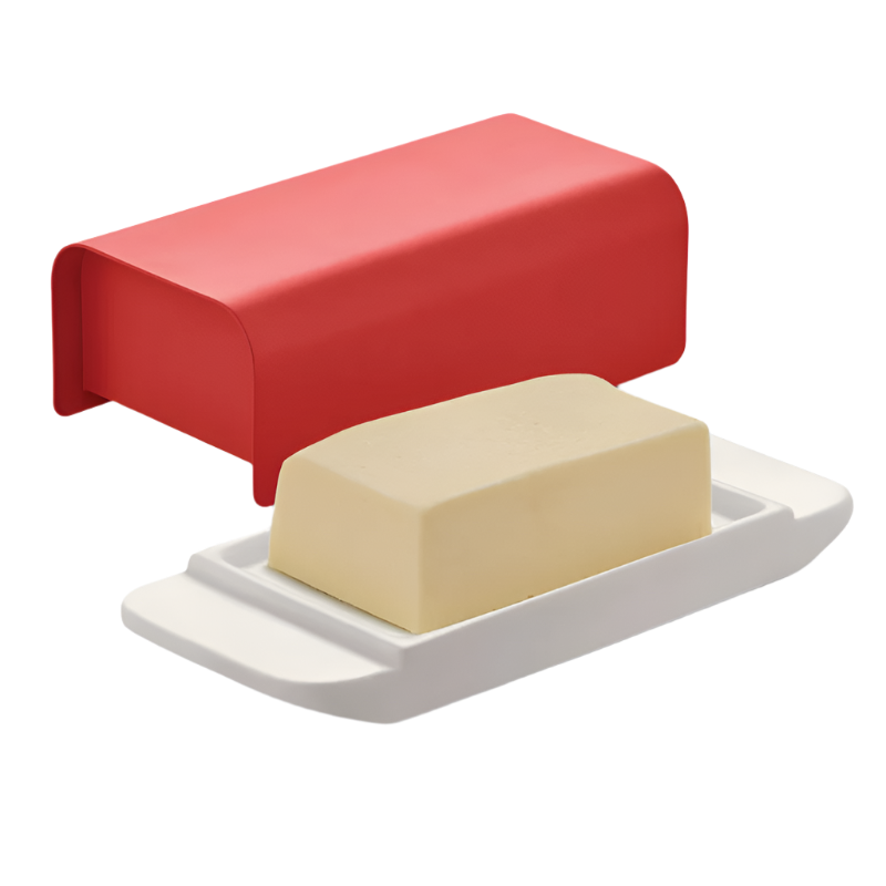 Butterdose "Mattina" - Rot