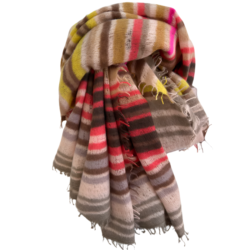 Cashmere Schal - Ringel Manel "P"