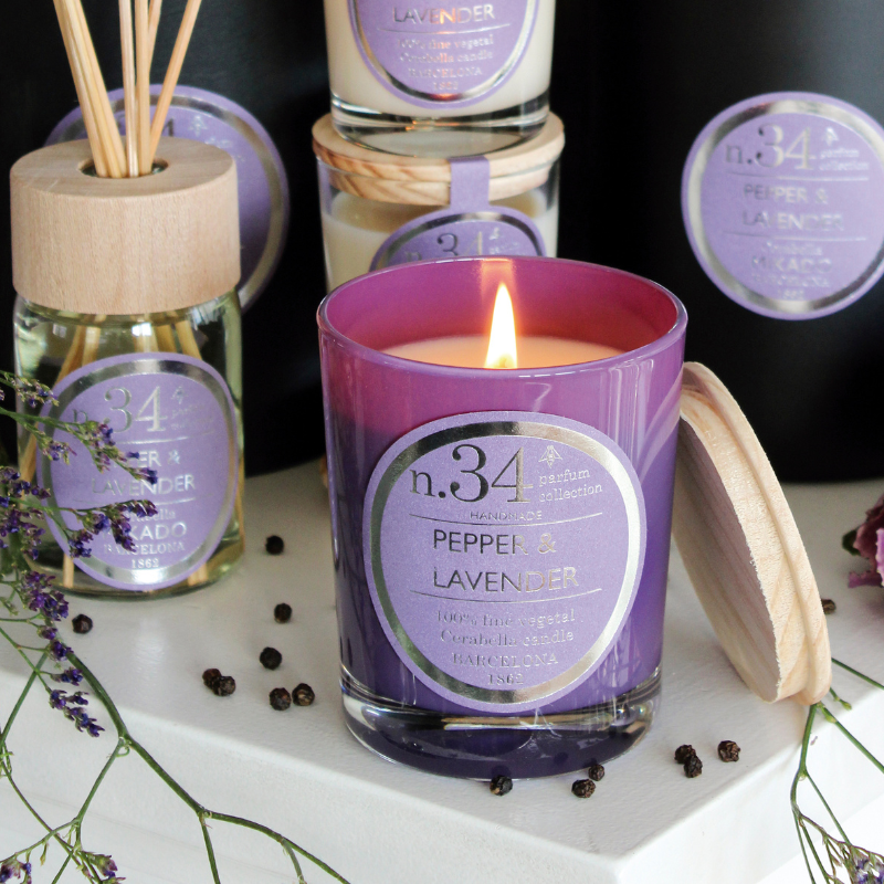 Duftkerze - Nº34 Pepper & Lavender