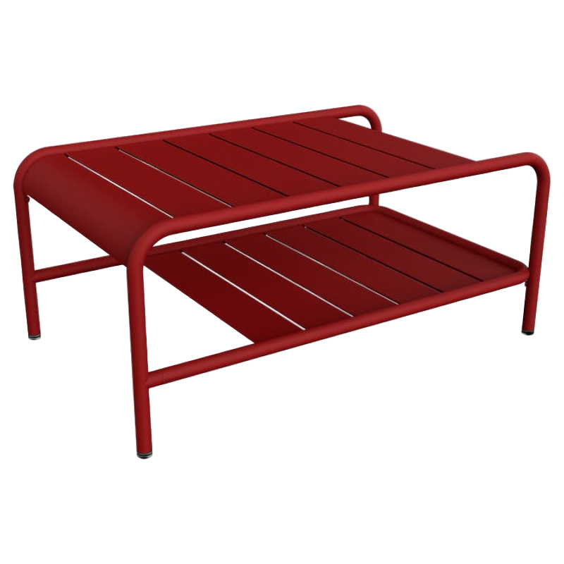 Luxembourg niedriger Tisch 90x55 Chili