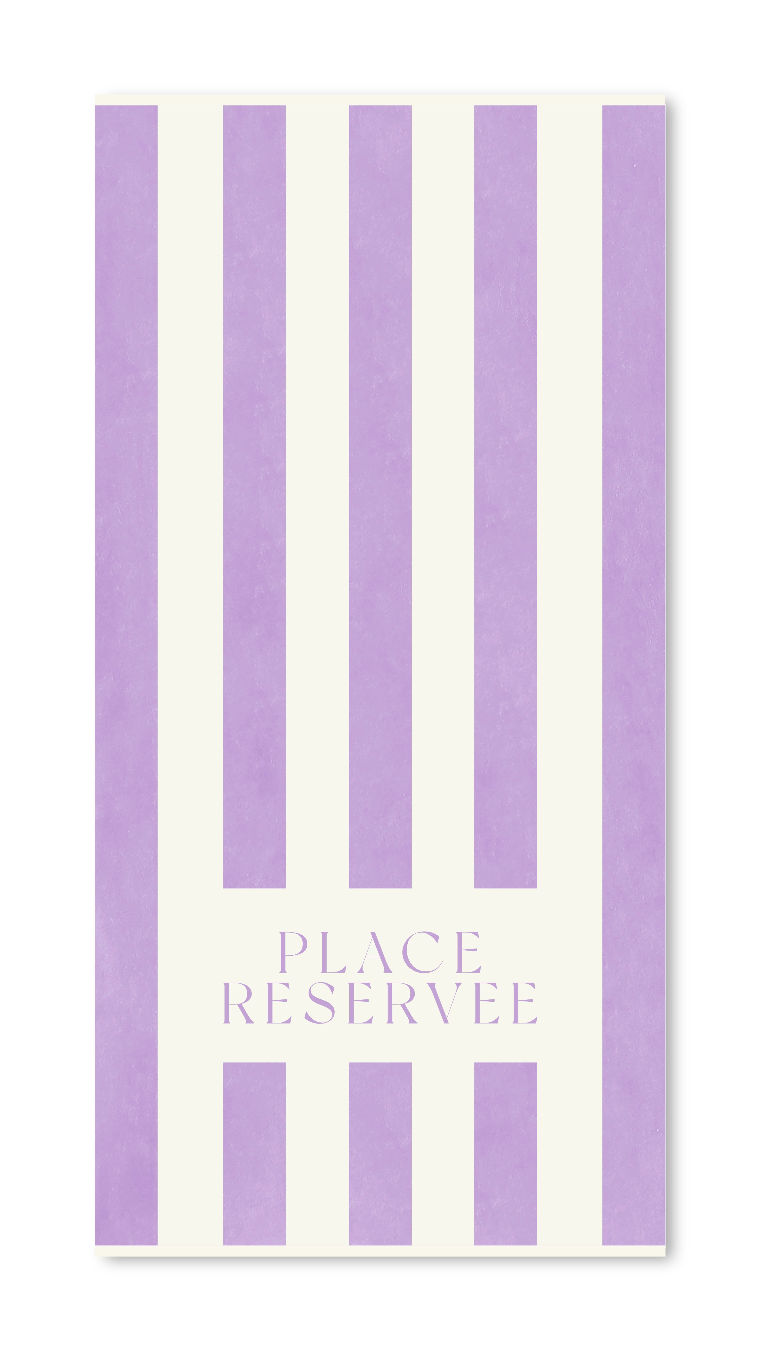 Strandhandtuch "PLACE RESERVEE" - 65×120 cm