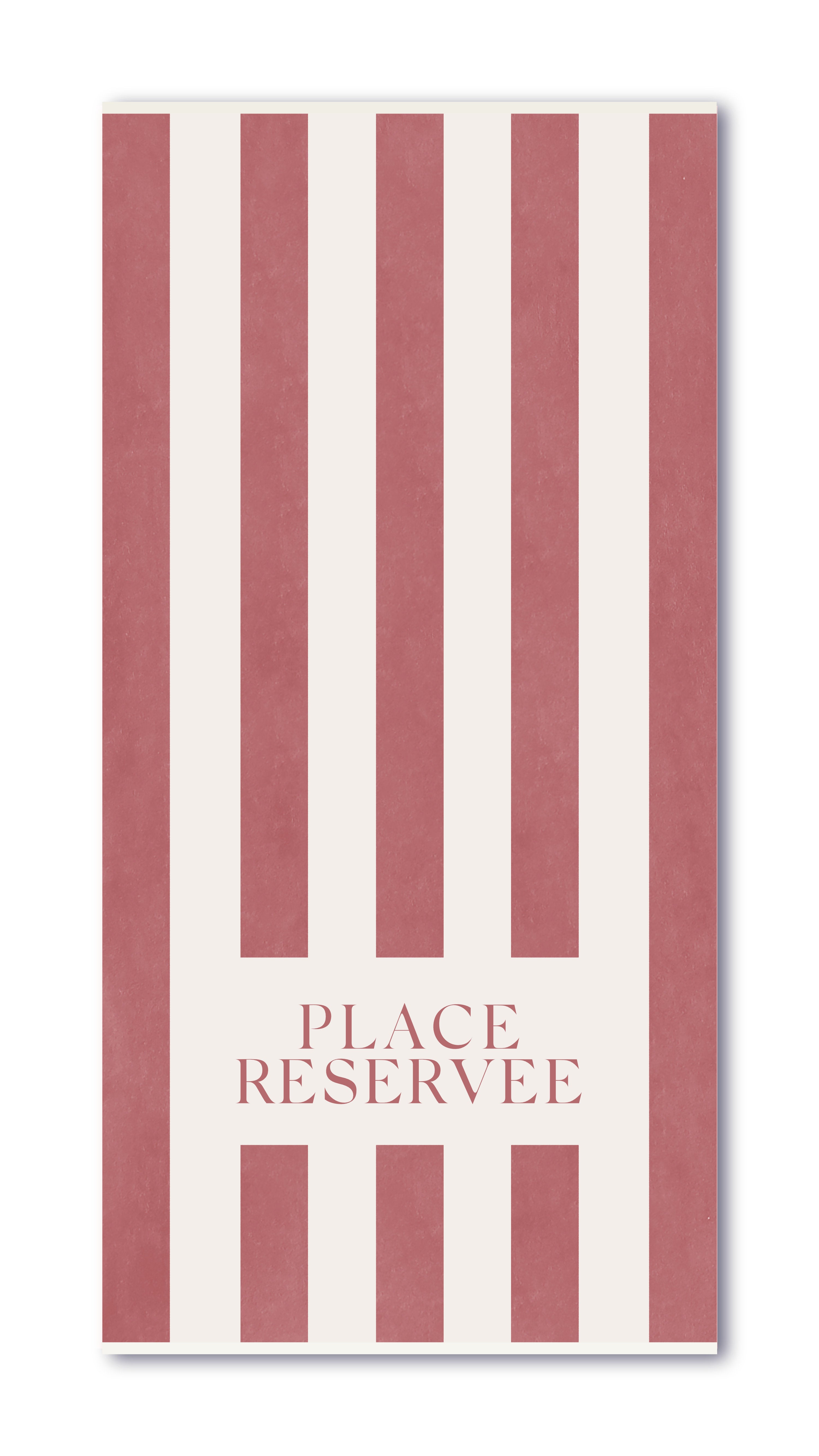 Strandhandtuch "PLACE RESERVEE" - 100x200cm