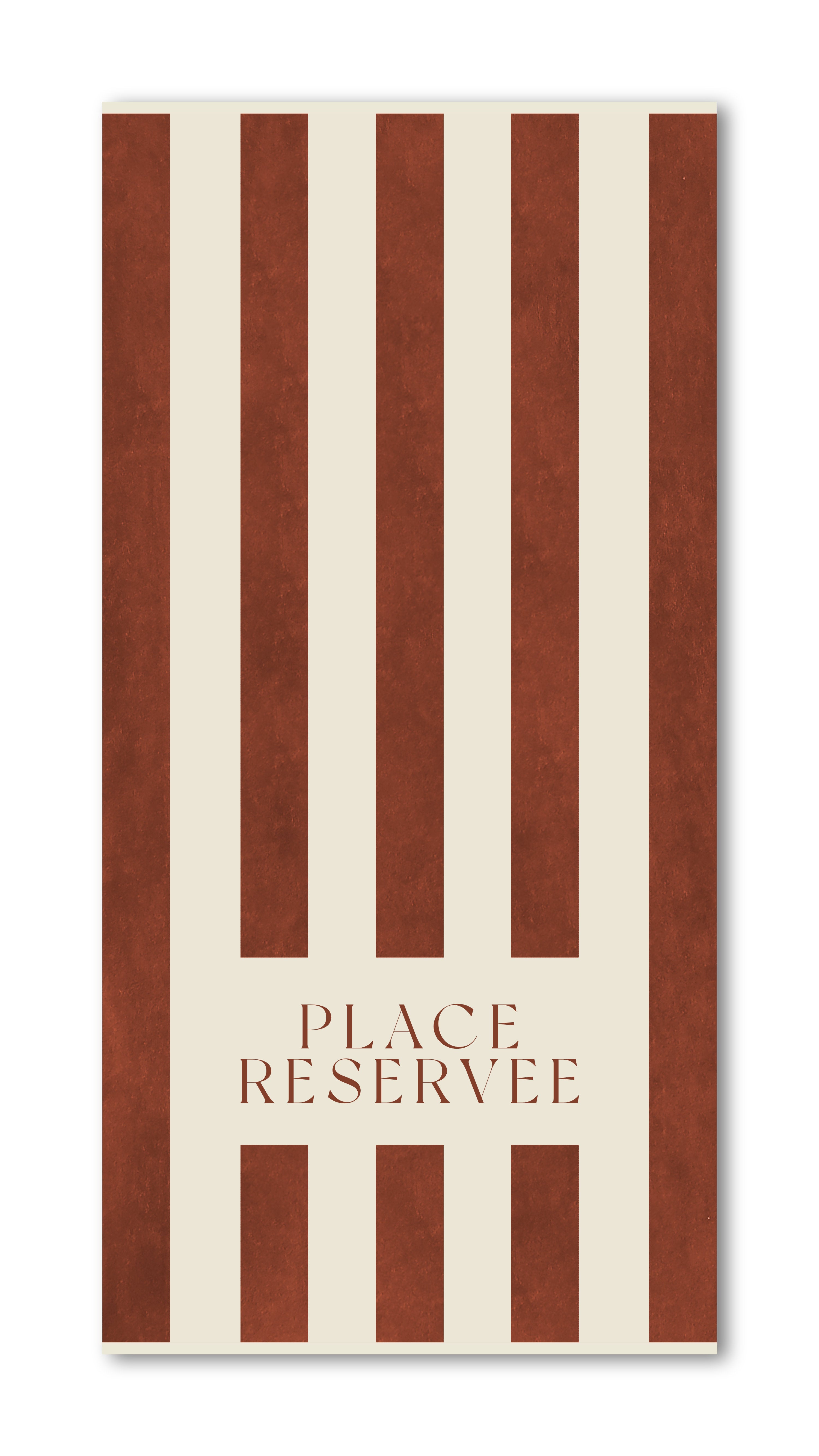 Strandhandtuch "PLACE RESERVEE" - 100x200cm