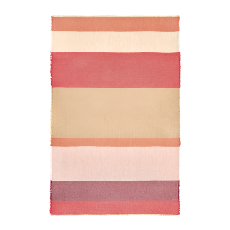 Eagle Products Decke Roma in der Farbe Walnuss, orange, rosa