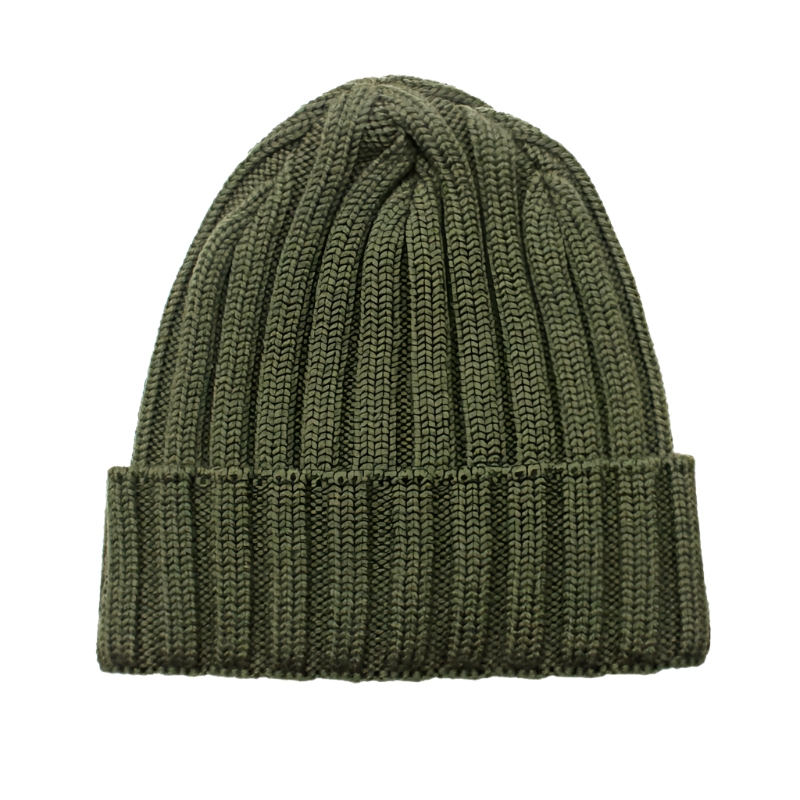 Geschenkset "Schal + Mütze" - Oliv