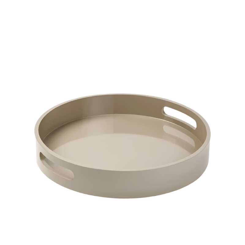 Enzo Lacktablett Taupe