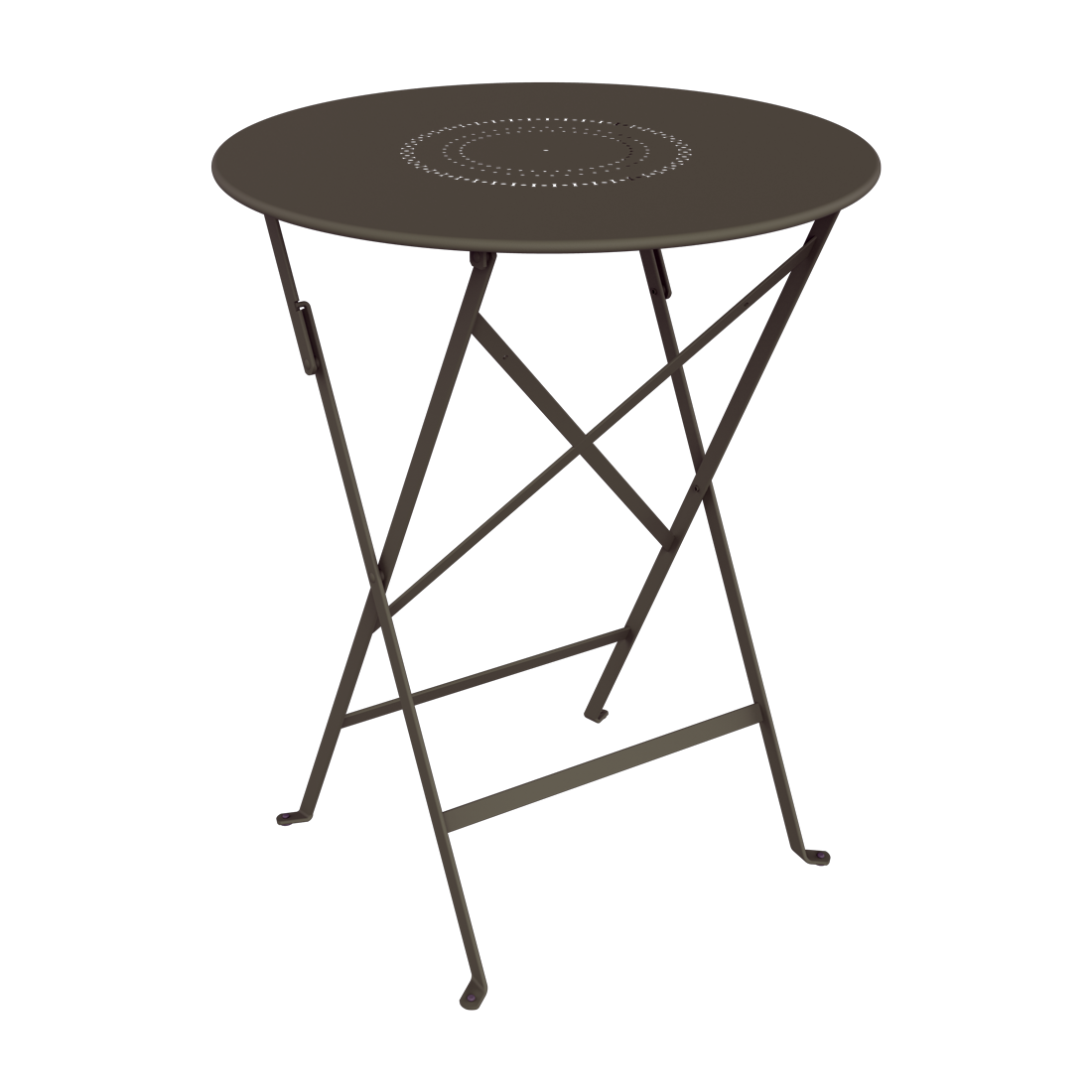 Metallklapptisch "Floreal" Ø 60cm