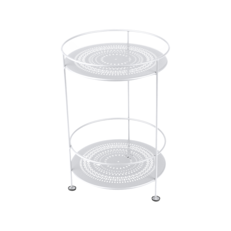 Cotto Wohnen FermobGuinguettePerforierterkleinerTisch Baumnwollweiss