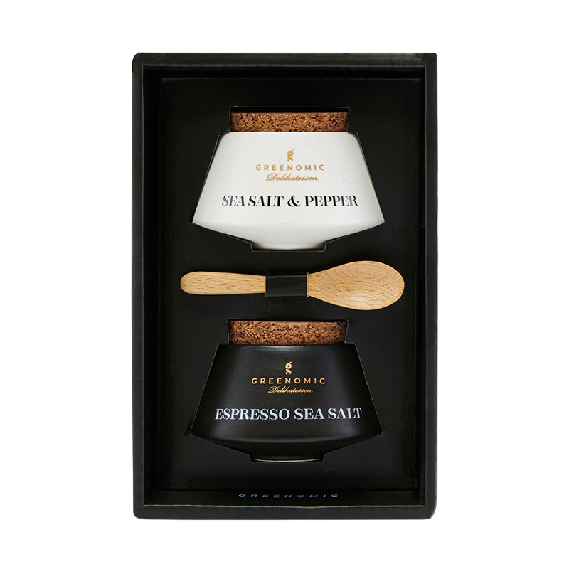 Geschenkset Sea Salt & Pepper & Espresso Sea Salt (85g)