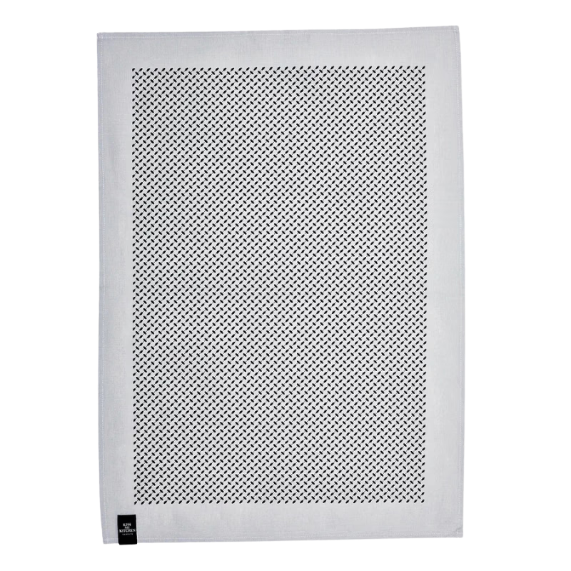 Geschirrtuch Halbleinen - Pali Grey Black