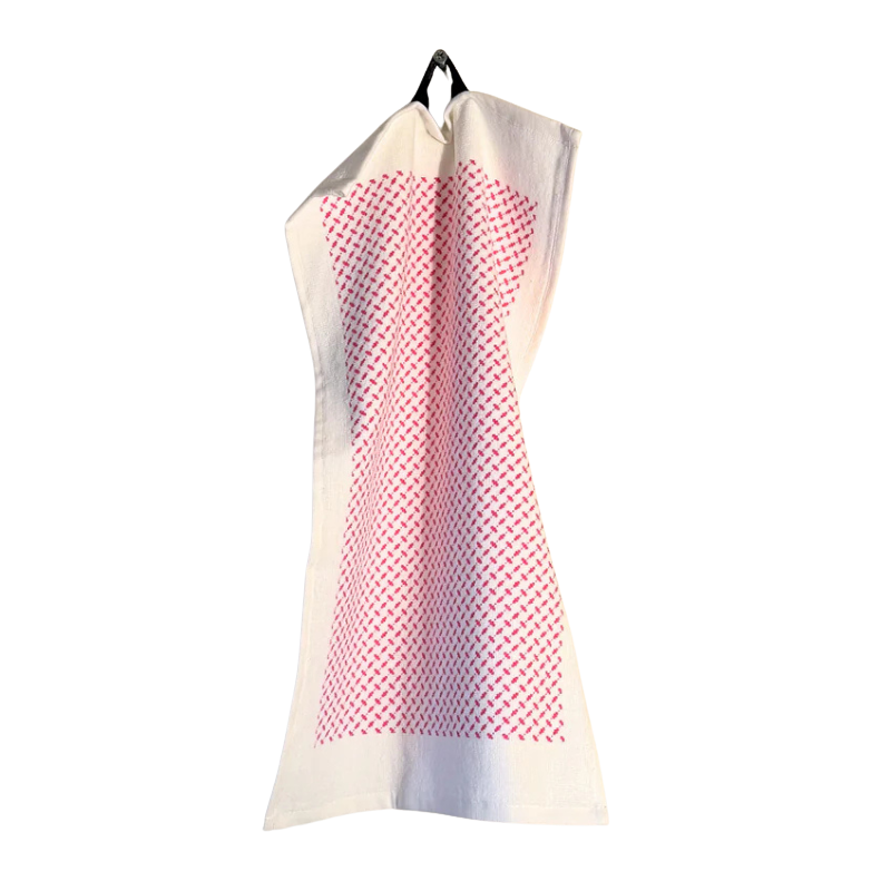 Soft Cotton Handtuch - Pali white pink