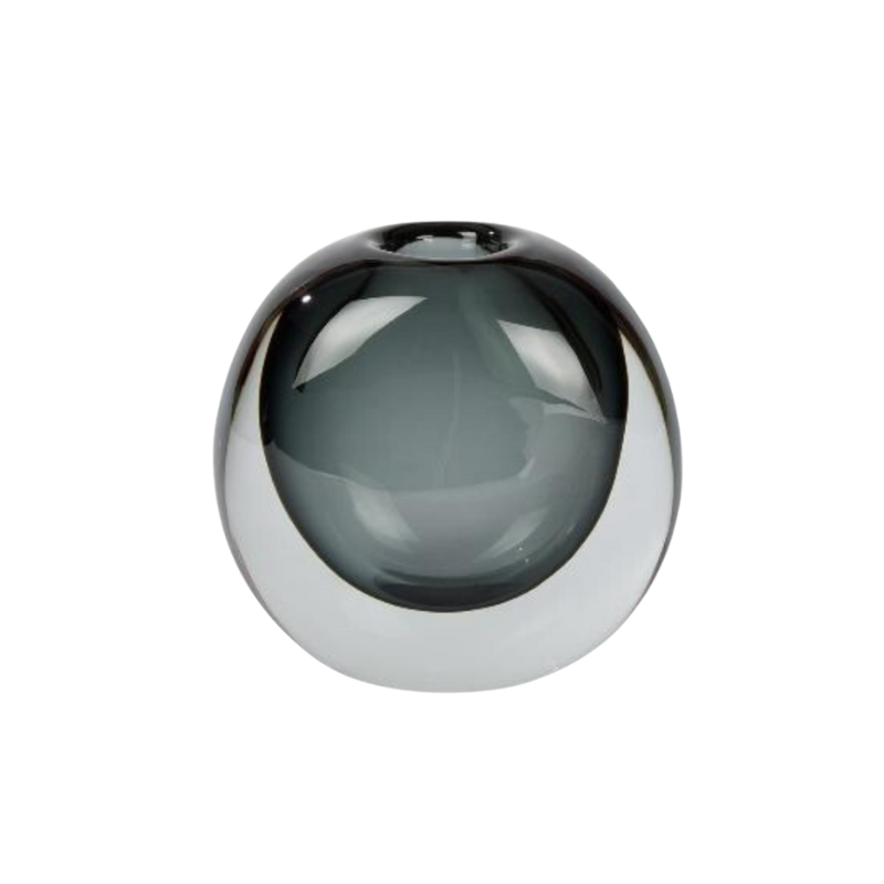 Glas Vase "Cariani" - Stein