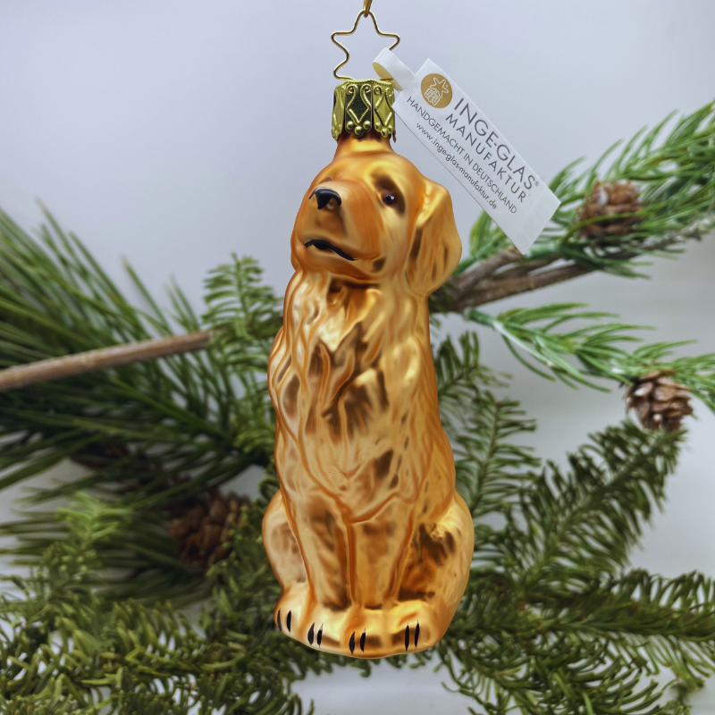 Golden Retriever Weihnachtsanhänger