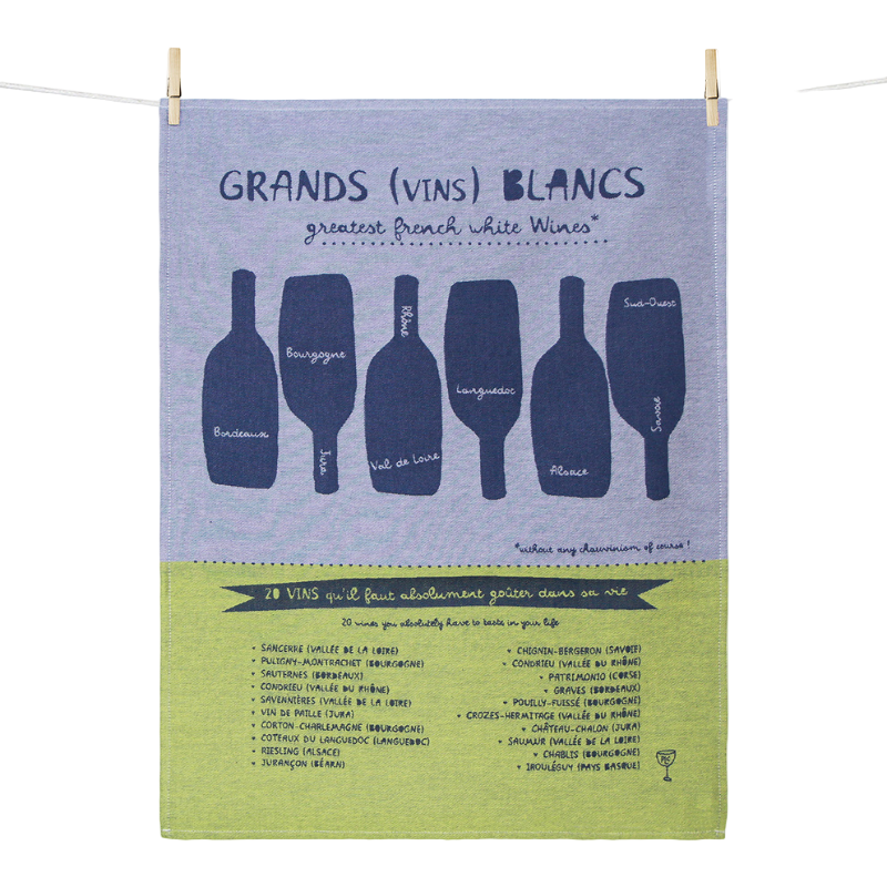 Geschirrtuch aus Baumwolle - Grands Blancs