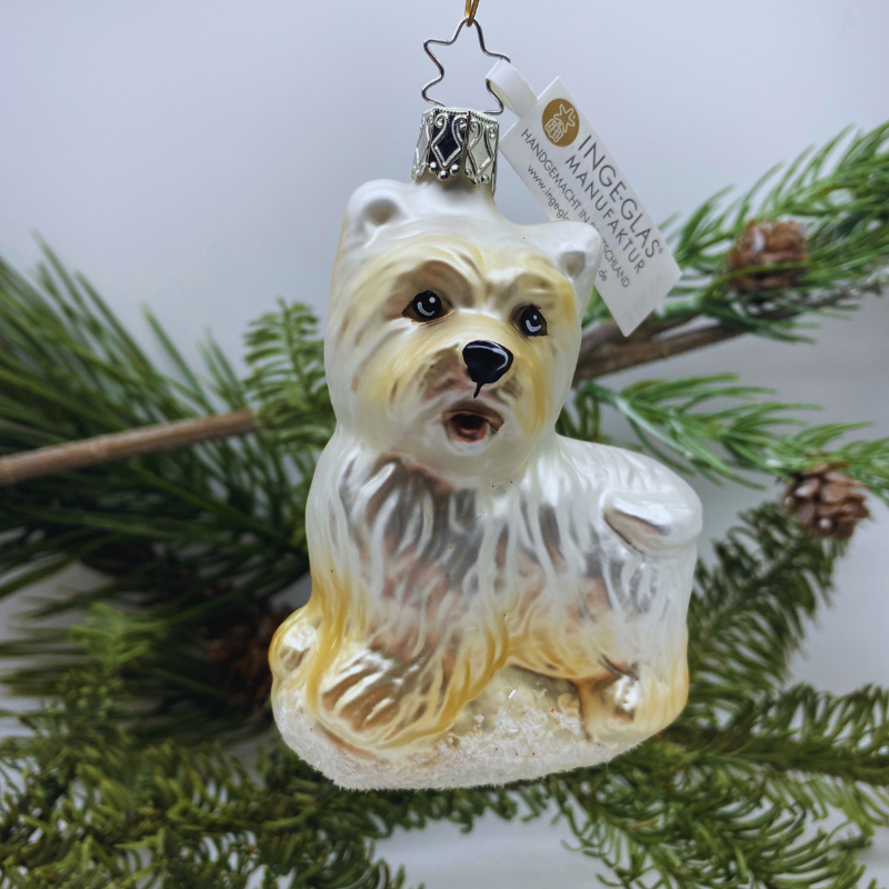 Hund "Schlecki" Weihnachtsanhänger