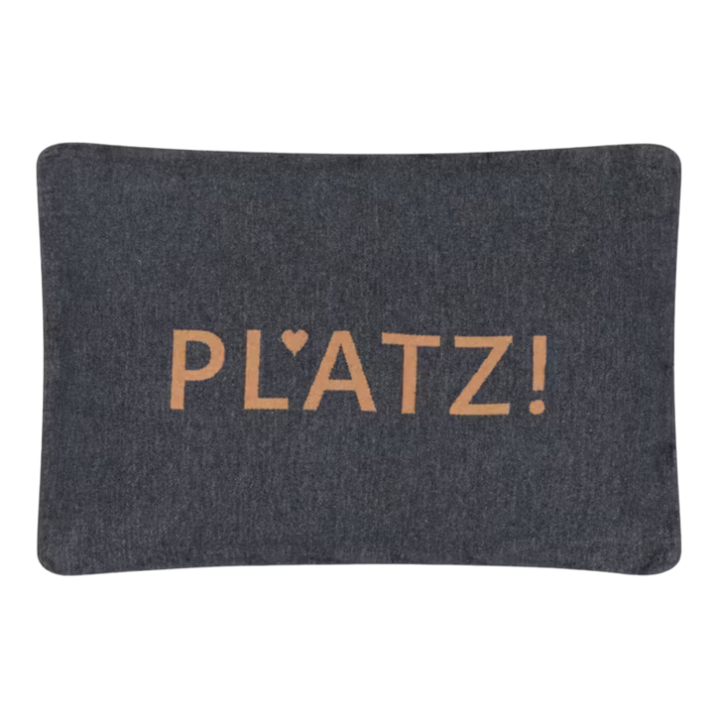 Hundebett Kissenhülle "Platz!" - 60x90cm