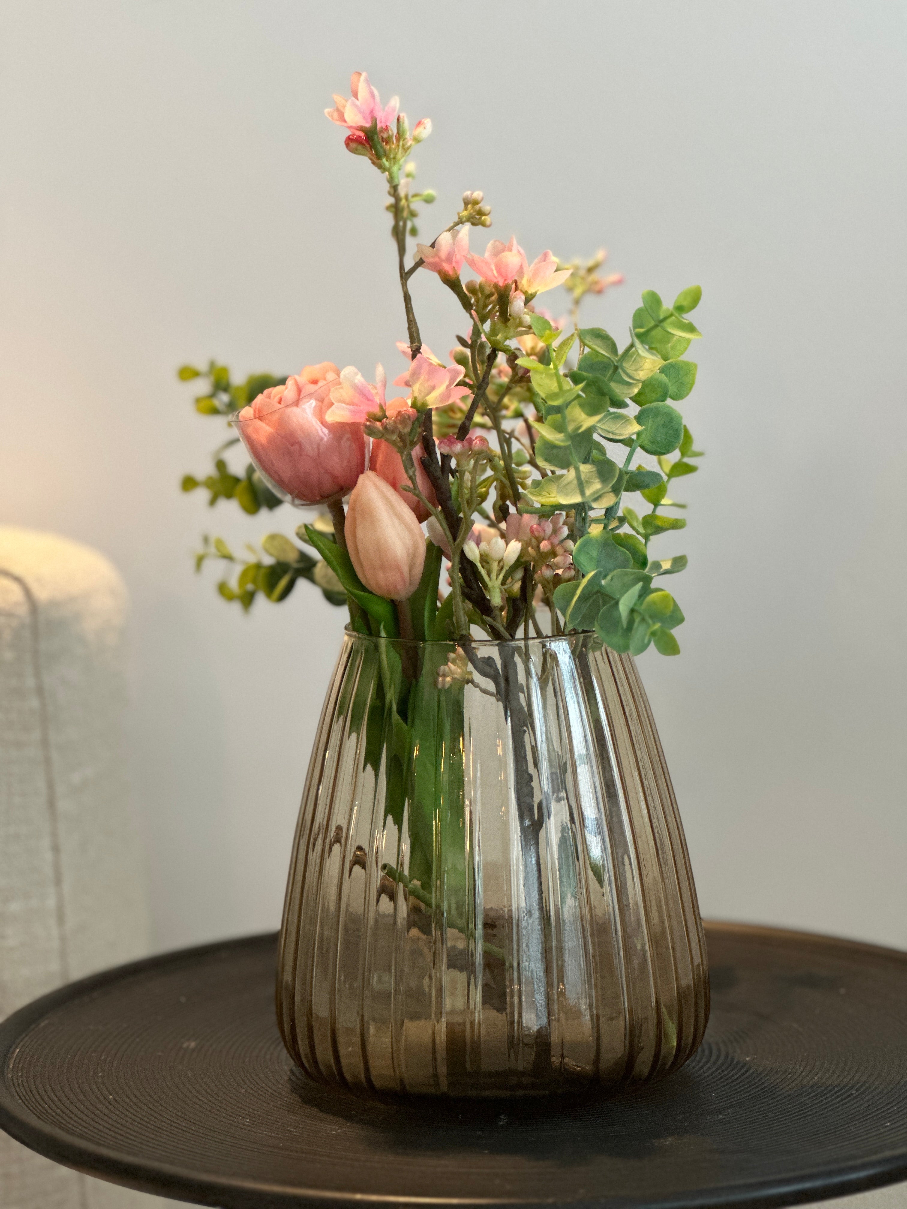 Kunstblumen Tulpenbund "EverGreen" aus 4 Stück