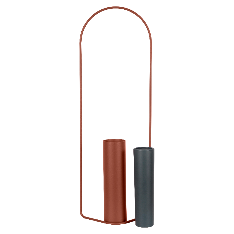 Zylindrische Vase "Itac" - Honig
