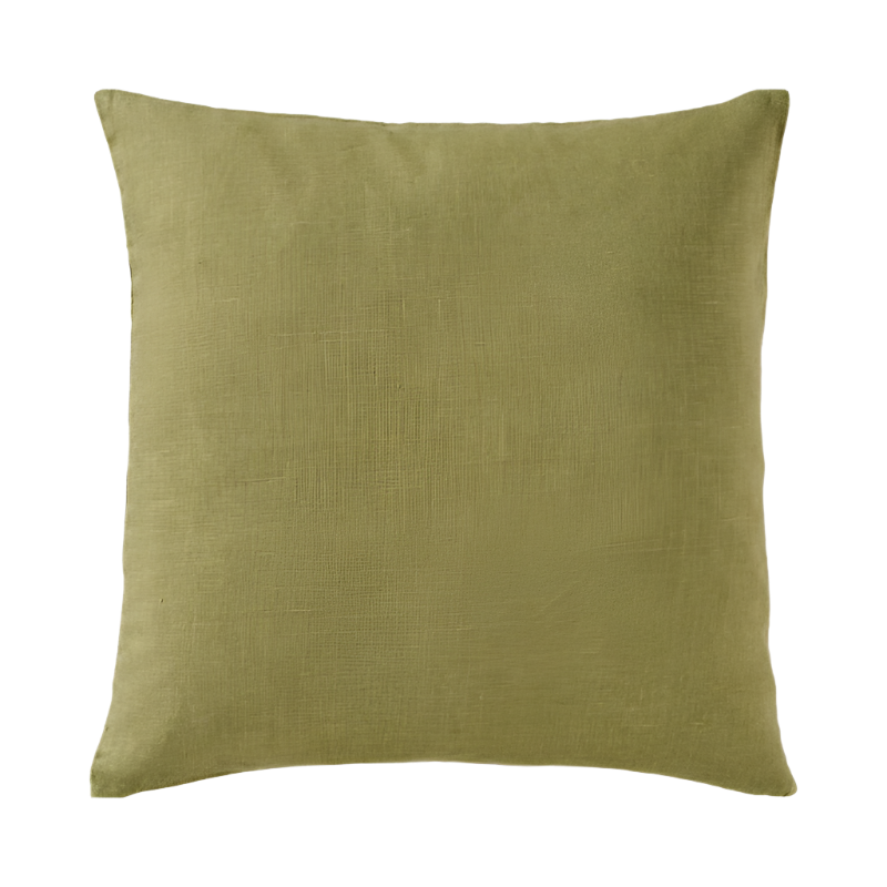 Flachs Kissenbezug 50x50 - Herbal Green