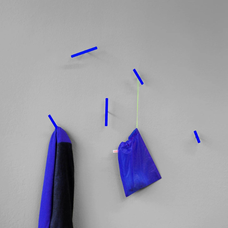 Kleiderhaken "Line Hook" M - Blue