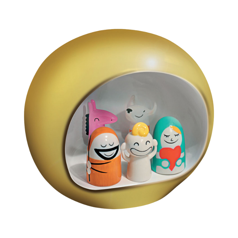 Krippe aus Porzellan