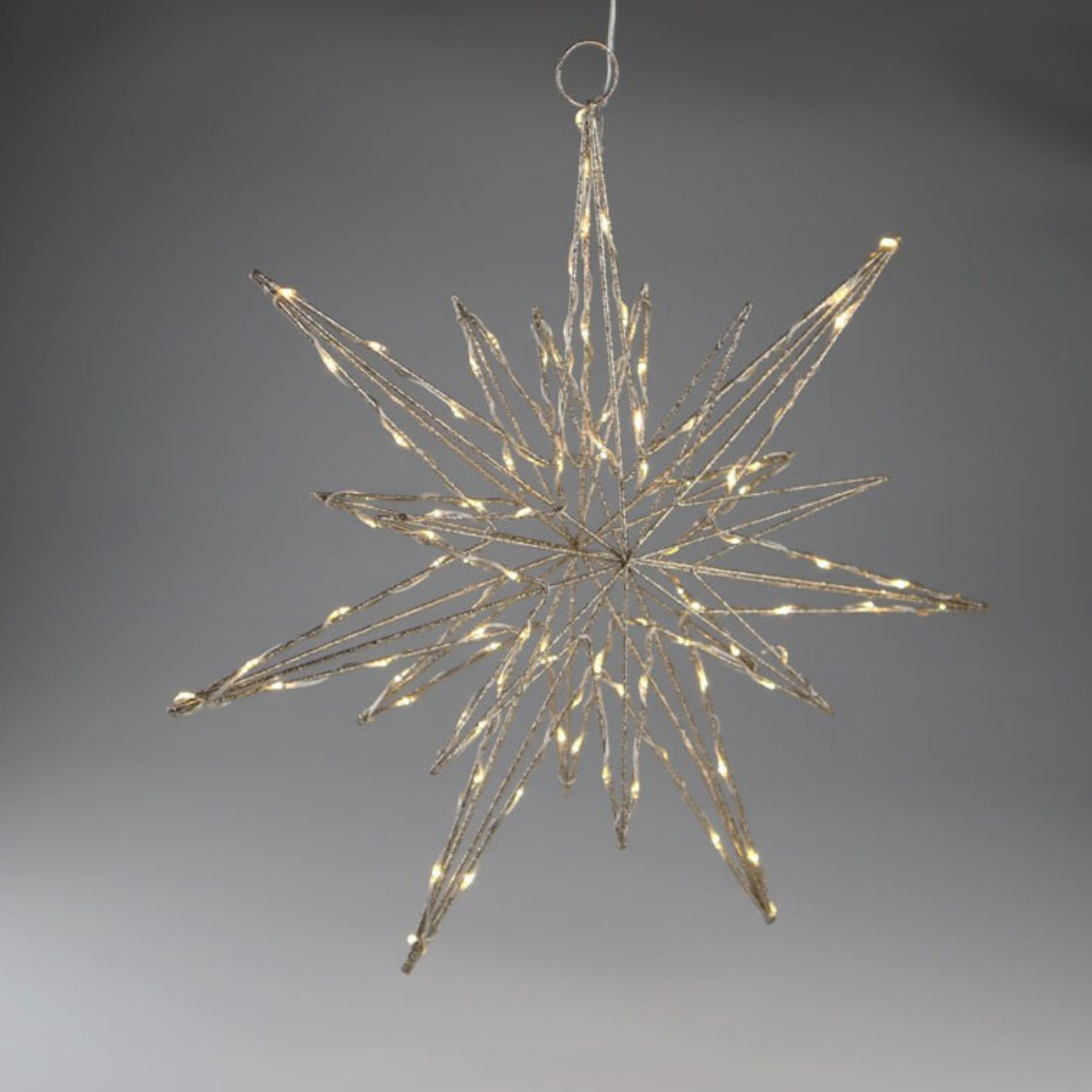 LED-Stern Gold Glimmer Ø 40 cm