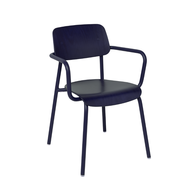 Lasierter Holz-Bridge "Studie" - Abyssblau