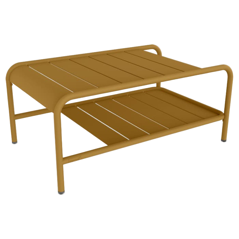 Luxembourg niedriger Tisch 90x55 Lebkuchen