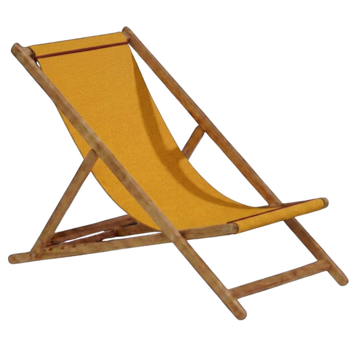 Liegestuhl "Cabin Basic" aus Teak-Holz - 2er Set