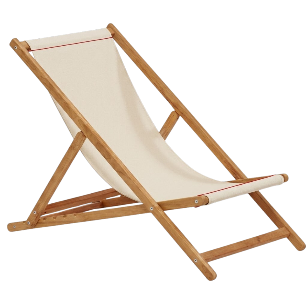 Liegestuhl "Cabin Basic" aus Teak-Holz - 2er Set