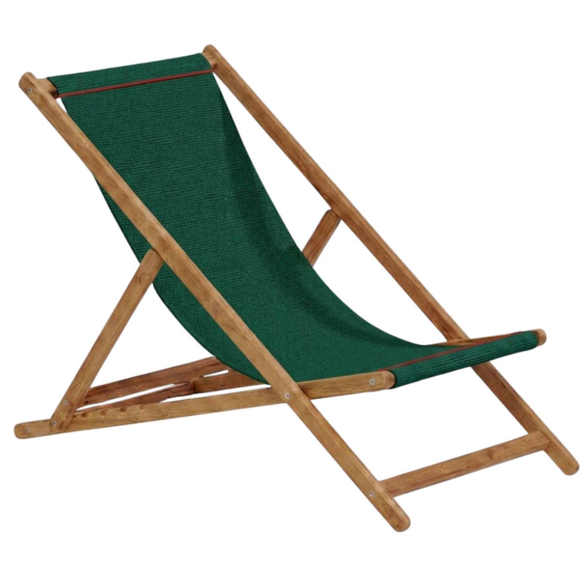 Liegestuhl "Cabin Basic" aus Teak-Holz - 2er Set
