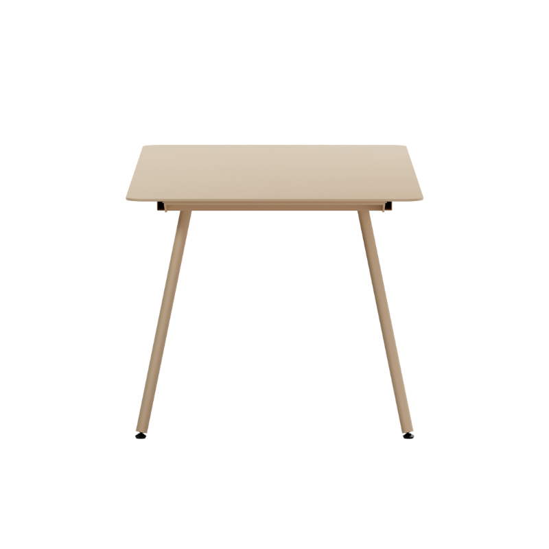 Glasfaser Tisch "Locarno" 160x90 - gerundete Ecken