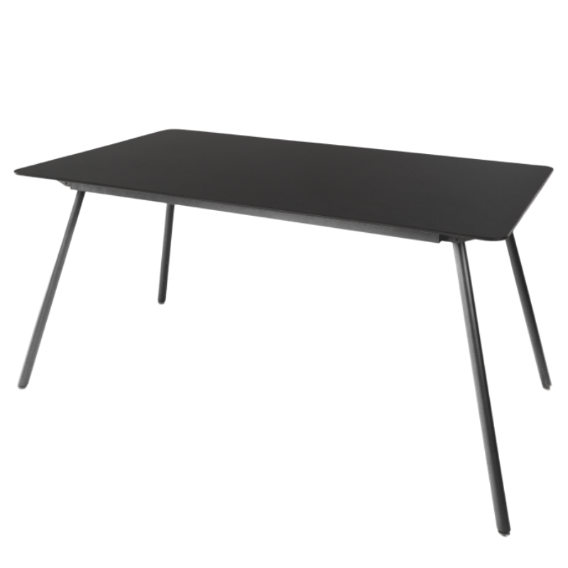 Glasfaser Tisch "Locarno" 160x90 - gerundete Ecken