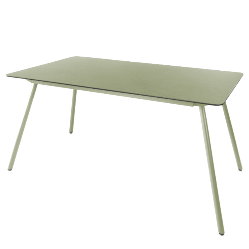 Glasfaser Tisch "Locarno" 160x90 - gerundete Ecken