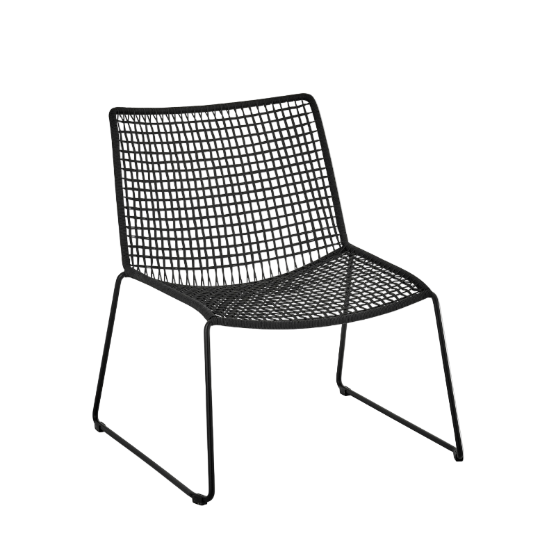 Lounge Sessel "Slope" - Schwarz