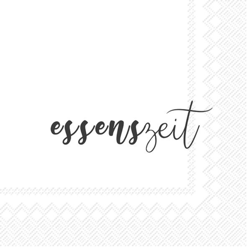 Lunch Papierservietten - ESSENSZEIT black
